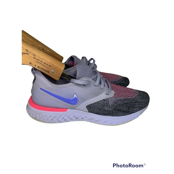 Nike Odyssey React Flyknit 2 Women’s Size 8 AH1016-500 Running Shoes - Picture 4 of 9